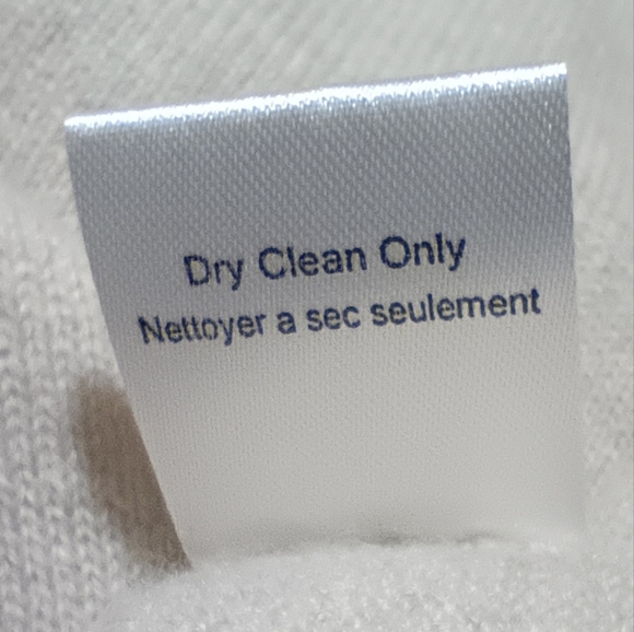 Kier + J Women's XL V-Neck Cream Off White Sparkle Shimmer 100 Cashmere Cardigan - Picture 5 of 10